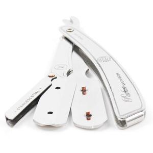 Navajas de Afeitar de Acero Inoxidable de Alta Calidad con Mango de Plástico para Salón de Belleza, Navajas de Barbero Plegables Manuales de Una Sola Hoja - Product Image 2