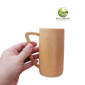 Taza de Bambú Green Living, Taza de Madera Natural, Vajilla Reutilizable Sostenible, Estilo de Vida Ecológico - Product Image 6