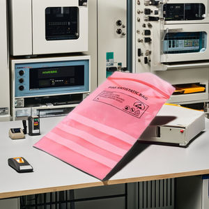 Bolsas Antiestáticas de LDPE con Cierre y Impresión en Huecograbado para Empaque de Placas PCB y Repuestos Electrónicos - Product Image 1