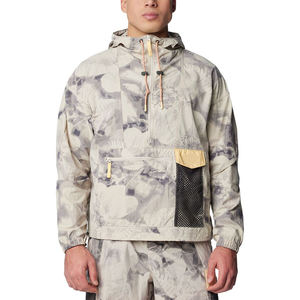 Custom <b>Men's</b> Floral <b>Camo</b> Half Zip Anorak Hooded <b>Jacket</b> Lightweight Breathable Outdoor Windbreaker Pullover Utility Streetwear - Product Image 1
