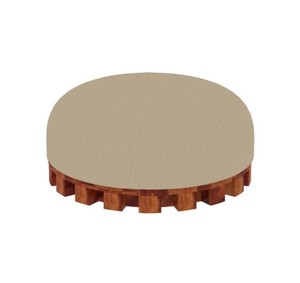 Ensemble de salle à manger en bois de style japonais moderne du milieu du siècle, 6 pièces, chaises rembourrées à dossier solide, table rectangulaire, meubles pour la maison - Product Image 4