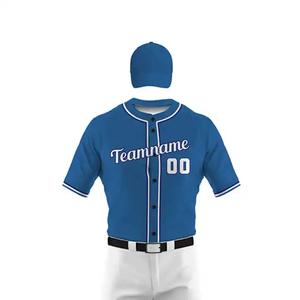 Jersey de Béisbol para Hombre de Tela Suave, Sublimado, Uniforme para Equipos de Béisbol, Tallas Grandes, OEM, Superventas - Product Image 4