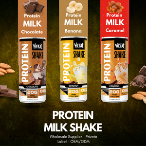 Lait frappé protéiné caramel 330ml fabrication en gros meilleur prix 20g de protéines 0g de sucre échantillon gratuit marque privée OEM/ODM - Product Image 5