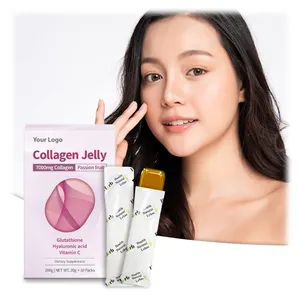 Antioxidant peach collagen jelly vitamin c 1000mg