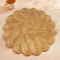 Napperons perlés gratuits 85% perles de verre Broderie florale moderne Écologique Réutilisable Personnalisable Tapis de table Chemin de table de mariage
