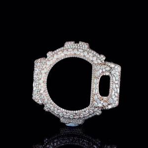 Montre numérique de luxe Iced Out DW6900, style diamant personnalisé, montre Hip Hop Streetwear pour hommes, montre GSHOK MOISSANITE - Product Image 2