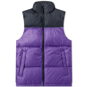 Manufacturer Name Brand Embroidered Winter Waist Coat Down Vest <b>Men's</b> <b>Purple</b> Vests & <b>Waistcoats</b> Custom Design - Product Image 1