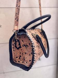 Bolso de Hombro de Cuero Tallado a Mano Estilo Bohemio Gitano, Hecho a Mano, para Mujer, Estilo Western, Multiusos, ¡Gran Oferta! - Product Image 2