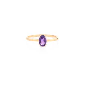 18K Gold Amethyst Combo Jewelry Set with <b>Garnet</b> Diamond & Freshwater Pearl - Product Image 4