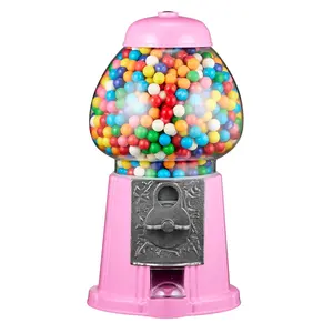 光谢15英寸粉色糖果自动售货复古口香糖机