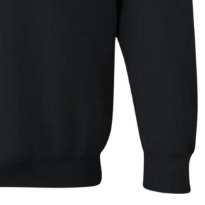 Sudadera de cuello redondo con estampado gráfico exclusivo para chicas, negra, de manga larga, puños acanalados, informal, de forro polar para mujer, estilo urbano. - Product Image 5