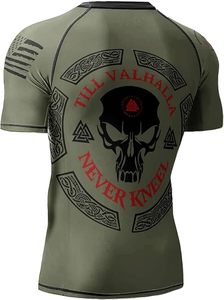 Camiseta de Compresión de Manga Larga Personalizada para Gimnasio y BJJ/MMA, de Secado Rápido, Hecha de Spandex y Nailon - Product Image 3