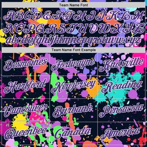 Camiseta de Baloncesto Personalizada con Patrón de Graffiti Morado y Blanco, Salpicaduras 3D, Auténtica, Impresión Digital Premium, Malla de Poliéster/Algodón, Deportiva - Product Image 5