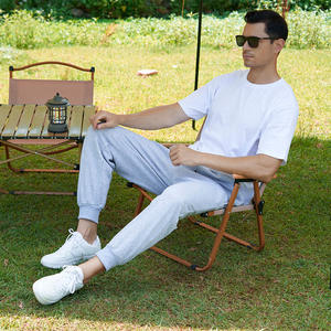 กางเกงจ็อกเกอร์สีพื้นผู้ชายแบบปรับแต่งได้ น้ำหนักเบา ขายดี ขายส่ง กางเกงขายาวสั่งทำได้ - Product Image 2