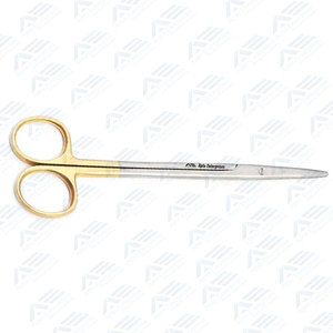 Medic Instruments Metzenbaum TC Tijera de disección manual Tijeras quirúrgicas rectas con insertos de carburo de tungsteno para precisión - Product Image 2