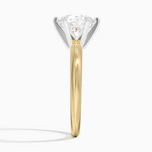 Bague de fiançailles solitaire en diamant rond de 2 carats, certifiée IGI, or rose 14 carats, 6 griffes, bijoux de luxe pour mariage et soirée - Product Image 2