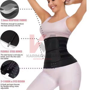 Faja Reductora de Cintura de Alta Compresión Directa de Fábrica, Envoltura Abdominal, Marca Personalizada, Cinturón de Recuperación Postparto al por Mayor - Product Image 2