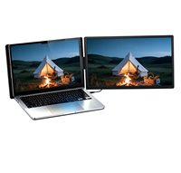 Moniteur Portable 2026 le Plus Populaire 1080P IPS FHD LCD Ultra-Mince pour Ordinateur Portable, Écran Double, Extension Plug-and-Play avec Haut-parleurs Intégrés
