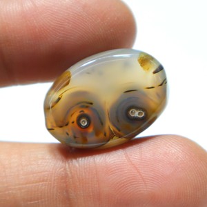 Piedra Preciosa Natural de Ágata Sulemani Aqeeq, Cabujón de Ágata con Rayas, Piedra Suelta Lisa, Proveedor Mayorista de Piedras para Joyería - Product Image 3