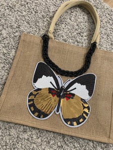 High on Demand Designer Jute <b>Gift</b> Tote <b>Bag</b> For Festive Occasions And Corporate Gifting Available for Bulk Quantity - Product Image 5
