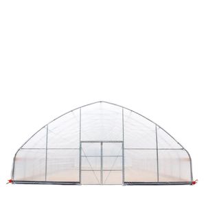 Serra 30FT X 60FT per Coltivazione con Telo in EVA Trasparente da 6 Mil, Telaio in Ferro e Tetto a Punta con Avvolgimento Manuale a Manovella - Product Image 2