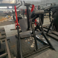 Équipement de musculation professionnel pour salle de sport : Banc d'entraînement à charge libre, Presse inclinée, Rameuse verticale latérale, Rameuse assise