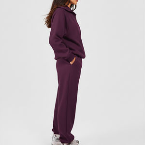 Conjunto Casual de 2 Piezas de Alta Calidad, 100% Algodón Felpa, Sudadera con Capucha Holgada y Pantalones Deportivos, Bordado Vintage, Serigrafía Personalizada - Product Image 5