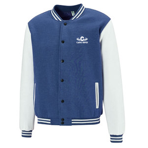 Warm Padded Winter <b>Jacket</b> With Classic Sleeve Design <b>Men</b> Letterman <b>Jacket</b> For Outdoor Activities - Product Image 2
