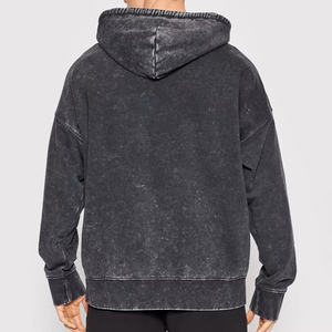 Wholesale Vintage Washed Heavyweight Cotton Oversized Men Hoodies Best Quality Custom Made Breathable Sun Fade Mens Hoodies - Product Image 3