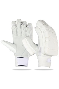 Gants de cricket professionnels en cuir blanc pakistanais avec une protection et une flexibilité supérieures pour les frappeurs - Product Image 4