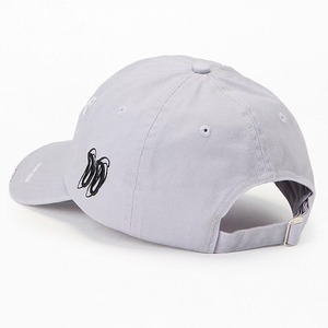 Casquette de baseball blanche à 6 panneaux avec logo brodé rouge, boucle métallique réglable, chapeau décontracté unisexe - Product Image 6