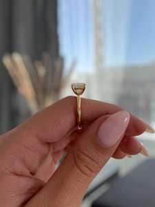 Anillo de compromiso con diamante brillante de corte Asscher de 2.02 quilates para mujer, cultivado en laboratorio, oro macizo de 14 quilates, regalo de aniversario para amantes - Product Image 5