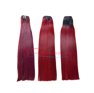 Super Double Colors Bone Straight Vietnamese Hair Bonestraight High Quality No-Shedding Human Hair Extensions <b>Wig</b> - Product Image 4