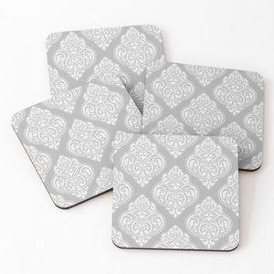 Posavasos de diseño moderno con tablero de MDF, impresión de adhesivo esmaltado, juego de 4 posavasos para bebidas, posavasos para té a bajo precio al por mayor - Product Image 4