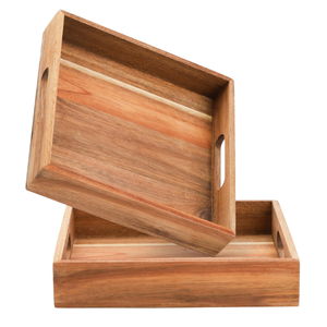 Bandeja de Desayuno de Madera con Forma de Árbol, Pintada a Mano, Ecológica, Personalizada, de la Marca BLUE LOTUS FARM, Diseño Clásico, Gran Venta - Product Image 1