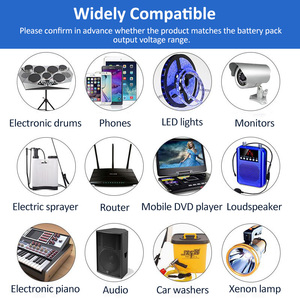 OL4-USB32632 19200mAh Mini UPS ngân hàng điện cầm tay với 12V DC + 5V Đầu Ra USB cho Wifi Router Modem động cơ chuyển đổi onu máy ảnh - Product Image 4