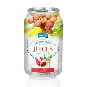 Bebida Tropi Juice 330ml Lata Corta de Aluminio 100% Puré de Fruta Bajo en Grasa Recién Exprimido con Sabor Certificado Halal Sandía - Product Image 3