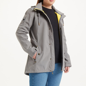 Chaqueta Softshell Impermeable para Mujer con Capucha, Nueva Llegada, Chaqueta Softshell Elegante y Transpirable para Mujer para Uso en Exteriores - Product Image 1