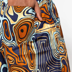 Quick-Drying 5 Inch Inseam <b>Men's</b> Swim <b>Trunk</b> Casual 100% Cotton Breathable Lightweight Gym Shorts Custom Logo Board Shorts - Product Image 3