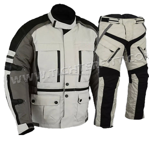 Traje de motocicleta de cuero de talla grande transpirable personalizado para hombres y mujeres chaqueta y pantalón a prueba de viento - Product Image 2