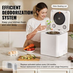 Composter Elettrico Intelligente da 5L per Cucina, Riciclatore di Alimenti da Bancone con 2 Modalità, Elettrodomestico Intelligente - Product Image 3