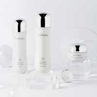Perawatan Kulit Wajah Pemutih Vitamin C Fermentasi Korea Set 3-Piece Asam Traneksamat (Toner 150ml + Emulsi 150ml + Krim 50ml)