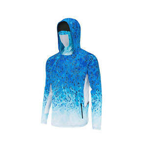 Sweat à capuche de pêche UPF50 à séchage rapide, vêtements de pêche pour activités de plein air - Product Image 6