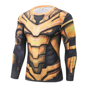 เสื้อรัดกล้ามเนื้อสำหรับ MMA แบบ Rashguard ขายส่ง พิมพ์ลายดิจิตอลตามสั่ง ระบายอากาศได้ดี ทนทาน เหมาะสำหรับยิวยิตสู จิวยิตสูแบบต่อสู้ และบราซิลเลียนยิวยิตสู - Product Image 5