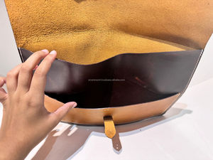 Vente chaude à la main 100% étui pour ordinateur portable en cuir véritable personnalisé de haute qualité en cuir de grain supérieur étuis de protection pour tablette - Product Image 4