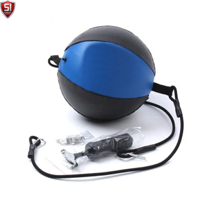 Nouvelle balle de vitesse double en cuir Dodge Speed Ball MMA avec cordes en caoutchouc pour le Muay Thai et l'équipement sportif de fitness - Product Image 4