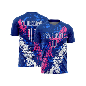 Wholesale Men's Customized Color Soccer Jersey High Quality Hot Sale Breathable Stitched Custom Team Name 100% Polyester Plus - Product Image 2