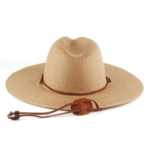 Eco-friendly Handmade Natural Straw <b>Western</b> Straw <b>Hat</b> Premium Quality Summer Sun Protection <b>Hat</b> For Outdoor - Product Image 1
