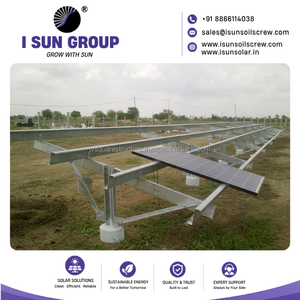 Easy Installation Hot Dip Galvanized Steel Ground Mounted Solar Structure Solar Panel <b>Racking</b> <b>System</b> - Product Image 6