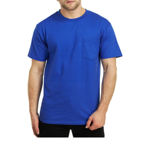 เสื้อยืดคอกลมผู้ชายสีพื้นทรงปกติ สวมใส่สบาย ผ้าฝ้าย ระบายอากาศได้ดี แห้งเร็ว เหมาะสำหรับออกกำลังกายและเล่นกีฬา สกรีนโลโก้ได้ตามต้องการ ขายดี - Product Image 3